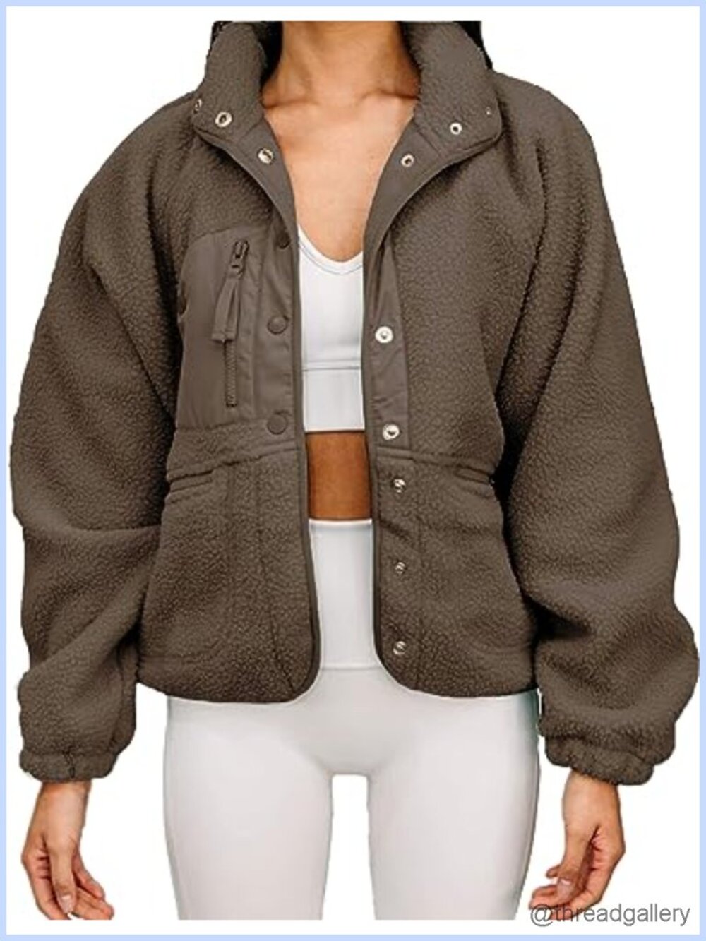 Faux Fur Fleece Winter Coat Casual Lapel Long Sleeve Oversized Jacket